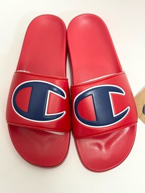 (NEW) Champion SLIDE - IPO Red/Red - Men size 11